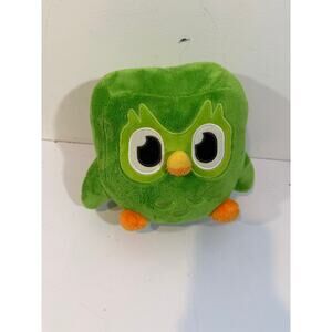 Duolingo Store Authentic Green Duolingo Owl Plush Stuffed Animal 8” NO BOX NEW